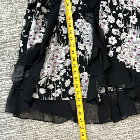 New Cinq à Sept Joelle Floral Silk Slip Dress Size 2 - Picture 12 of 16